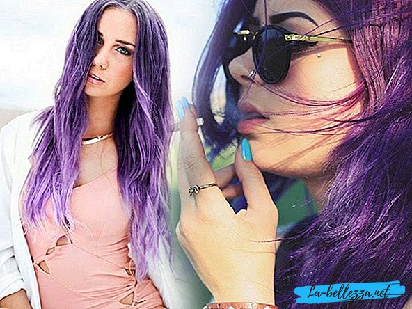 Wie färben Sie Ihr Haar lila?