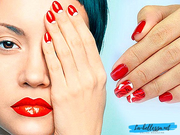 Manicure red: new items, ideas, photos