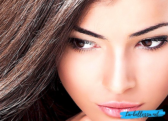 Makeup-Funktionen für braune Augen und dunkles Haar