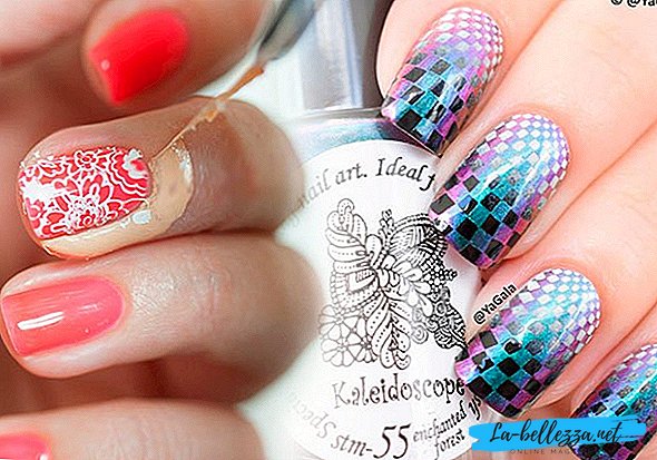 Stamping for nails - design stamping gel varnish