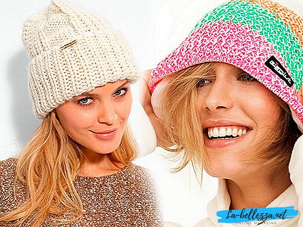 Knit a hat for women - new models of knitted hats