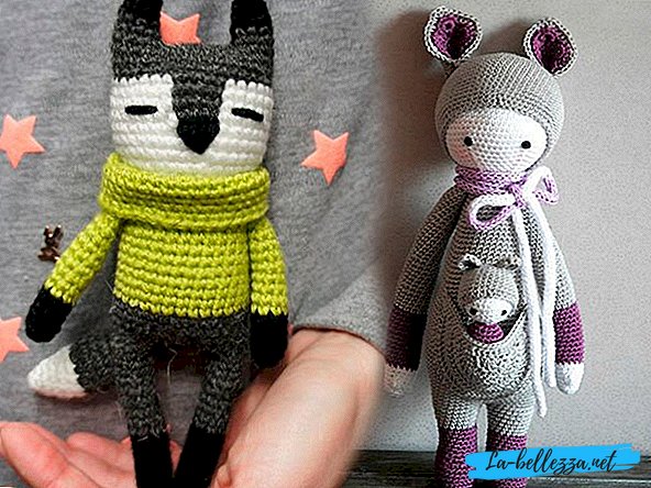 Crochet knitted toys with diagrams and description master class