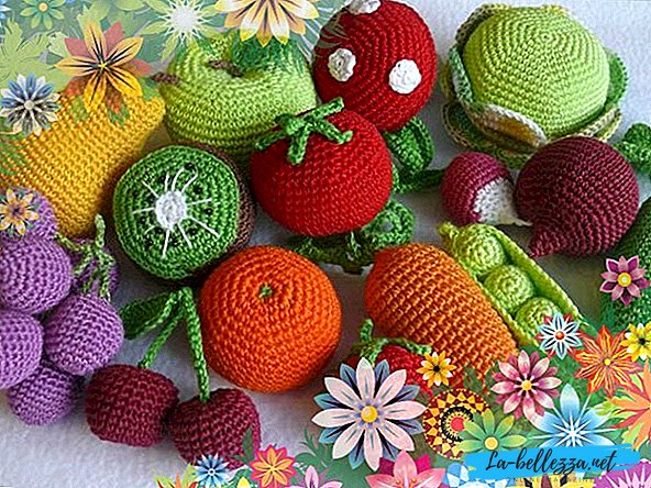 Háčkování pletené zeleniny a ovoce: pletení vzory