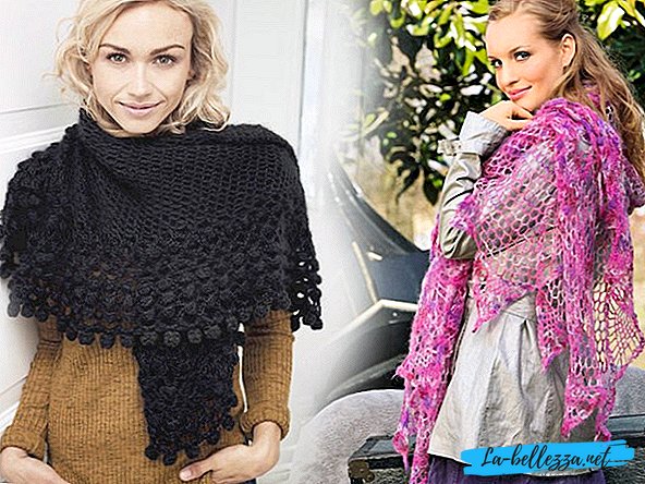 Crochet shawls: scheme and description