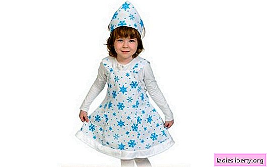 Snowflake costume for a girl with her own hands: for 1 hour without a sewing machine. Warm fur coat with a pelerine for a girl-snowflakes: patterns