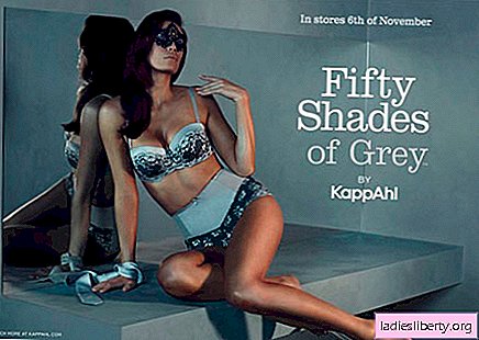 Based on the novel "50 shades of gray" created an erotic collection of lingerie