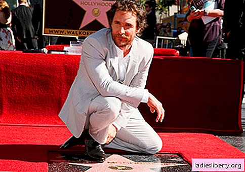 Acteur Matthew McConaughey kreeg een ster op de Hollywood Walk of Fame