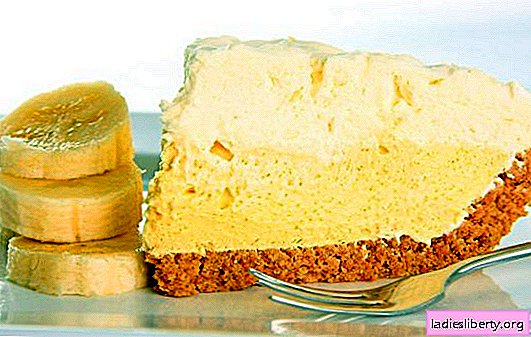 Creme de bolo de banana é um deleite incomparável. Como fazer com facilidade e rapidez um bolo de creme de banana original