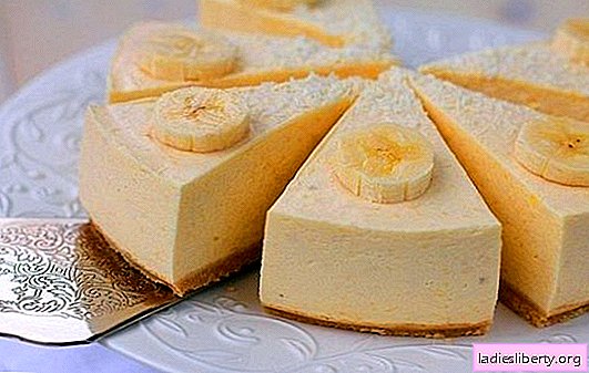 Suflê de banana - uma sobremesa turva com um aroma mágico! Receitas simples para suflê de banana com queijo cottage, semolina, chocolate