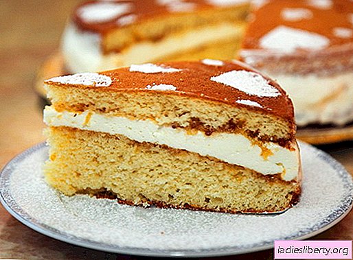 Спужваста торта - најбољи рецепти. Како правилно и укусно припремити сунђерасти колач.