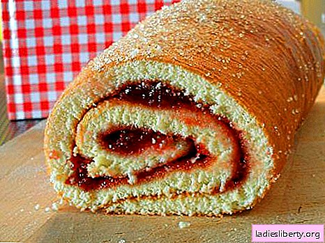 Biscuit roll - the best recipes. How to properly and tasty cook biscuit roll.