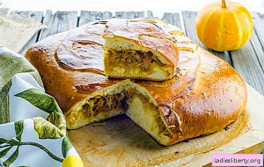 Bánh nướng nhanh với bắp cải - cho mọi người và mọi người ăn! Bí quyết làm bánh nhanh với bắp cải từ aspic, shortbread, bánh phồng