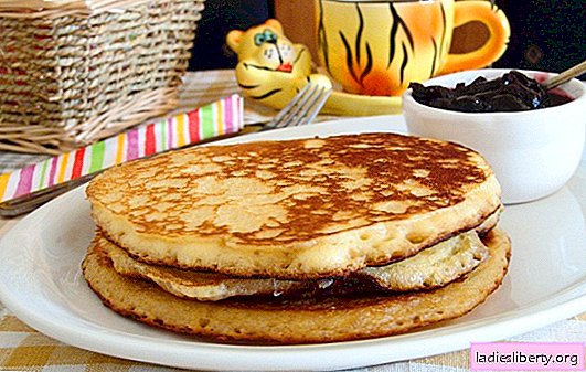 Pancakes on sour cream: lush, scalded, sweet, millet, semolina, silk. Many recipes for pancakes sour cream