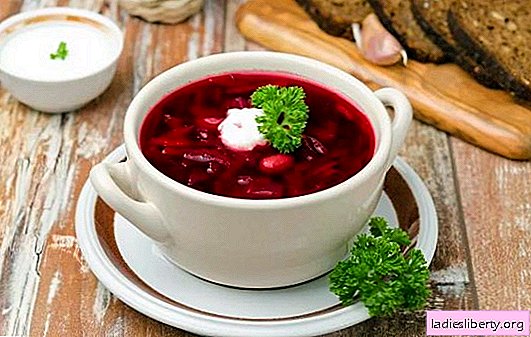 Chicken borsch - step-by-step recipes for a traditional first course. How to cook red or green borsch with chicken (step by step)