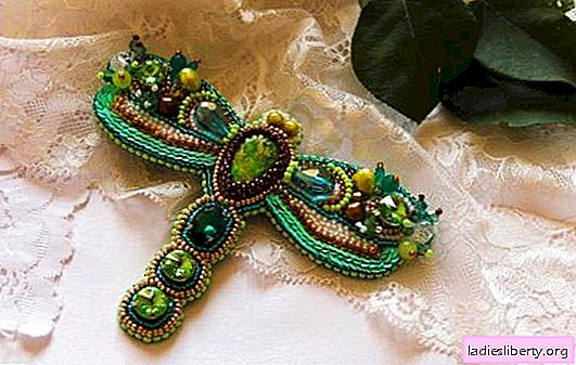 Broche DIY faite de perles ou de rubans de satin - Vintage DIY! Rose tremblante - broche en rubans de satin de deux manières