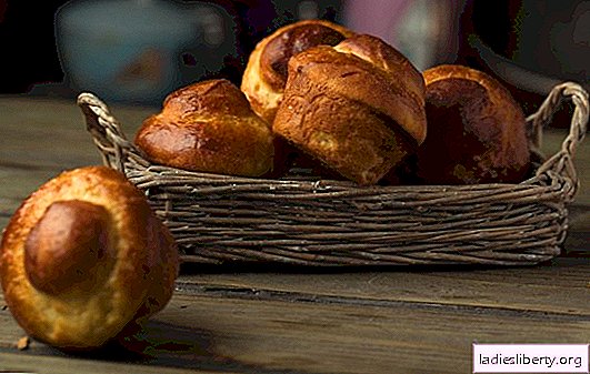 Brioche buns - French gourmet! Recipes brioche buns with raisins, sesame seeds, cinnamon, honey, cherries, chocolate