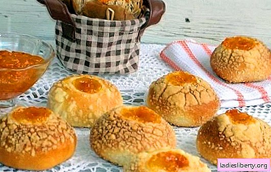 Petits pains de thé - des pâtisseries faites avec amour! Variantes de pains parfumés et aériens pour le thé sur l'eau, le kéfir, la crème et le lait.