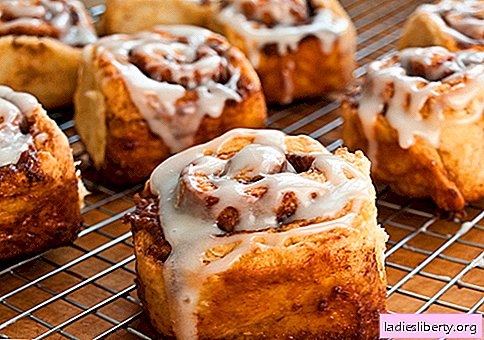 Cinnamon buns are the best recipes. How to properly and tasty cook cinnamon buns at home