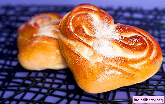 Kekler - ev yapımı hamur işlerinin aroması ve tadı. Şeker, haşhaş tohumu, tarçın ve diğerleri ile kalp çörekler için en iyi tarifler