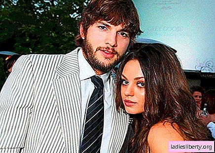 L'acciaio è noto per il sesso della bambina Mila Kunis e Ashton Kutcher