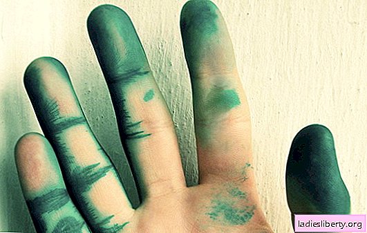 Cómo lavar el verde brillante de la piel: en una persona o producto. Los medios y métodos más populares para lavar el verde de la piel.