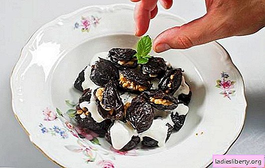 Stuffed prunes with walnuts - a snack or dessert? The best recipes for prunes stuffed with walnuts