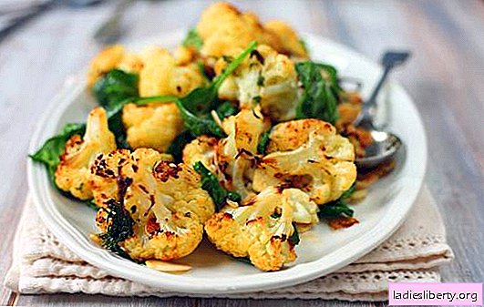 What can be prepared from cauliflower quickly and tasty - the first and second dish, side dish and appetizer. Simple Cauliflower Dishes