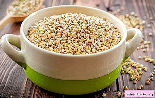 What can you tell about the benefits of green buckwheat. The reasons for the popularity of cereals in nutrition and diet diets for weight loss