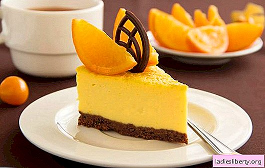 Citrus dessert - for a good mood! Cooking stunning citrus desserts with gelatin, cottage cheese, and pastries