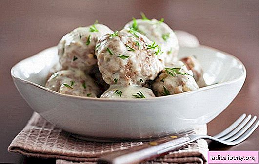 For lovers of meatballs in creamy sauce: new recipes. How to cook meatballs in creamy sauce quickly and tasty