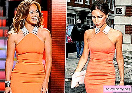 Two stars - one dress! Who looks better?