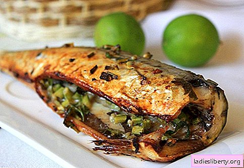 سمك الماكريل المحشو - أفضل الوصفات. كيف لطهي سمك الماكريل المحشو بشكل صحيح ولذيذ.