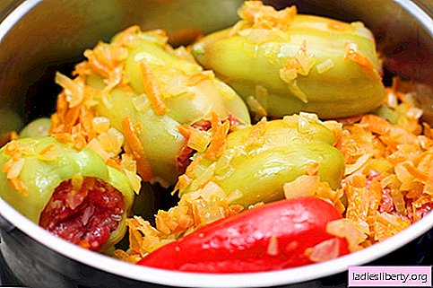 Stuffed peppers - the best recipes. How to cook stuffed peppers correctly and tasty.