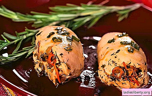 Stuffed chicken fillet - elegant and delicious! Stuffed chicken fillet recipes with cheese, ham, prunes
