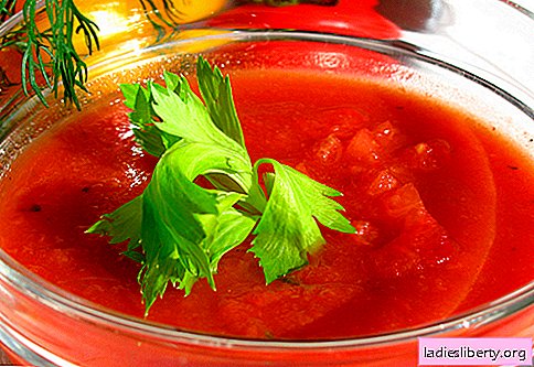 Gazpacho - وصفات مجربة. كيفية طبخ جازباتشو بشكل صحيح ولذيذ.