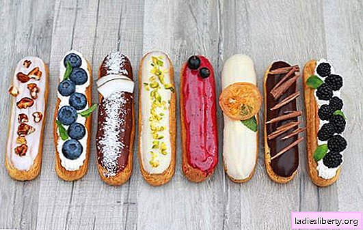 Glaze for eclairs is the last touch of dessert perfection. How to make a varied icing for eclairs easily and quickly