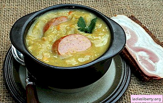 Dutch soup - an abundance of taste! Recipes of various Dutch soups: pea, vegetable and meat, with meatballs and bacon
