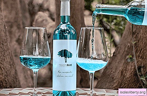 Is blue wine a healthy product or a tribute to fashion? How and what is blue wine made of