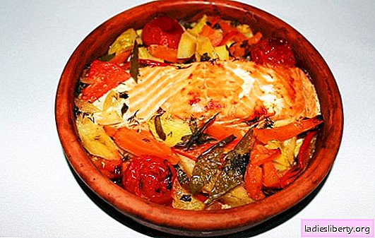 Pink salmon with vegetables - guest of honor on the table. The best recipes for different pink salmon with vegetables: baked, stewed, aspic