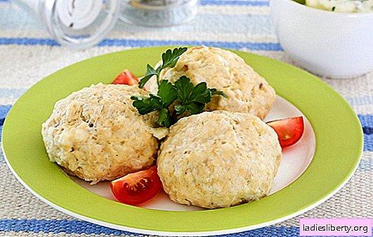 We cook cutlets with cottage cheese from any stuffing. Potato, fish, carrot and minced meat in cakes with cottage cheese