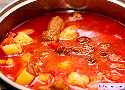 Pork goulash - the best recipes. How to cook pork goulash properly and tasty.