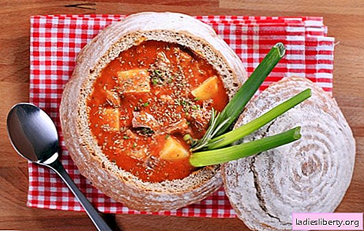 Goulache de porc à la mijoteuse - sauce, soupe et plat principal. Les meilleures recettes et caractéristiques du goulache de porc dans une mijoteuse