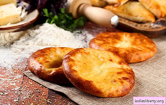Khachapuri on kefir in the oven and in a pan. How to cook khachapuri with kefir cheese: options for toppings