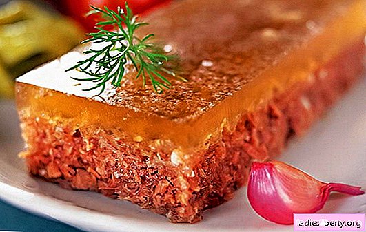 Jelly from beef - transparent yummy. Classic and quick recipes for cooking beef aspic from shank, with chicken