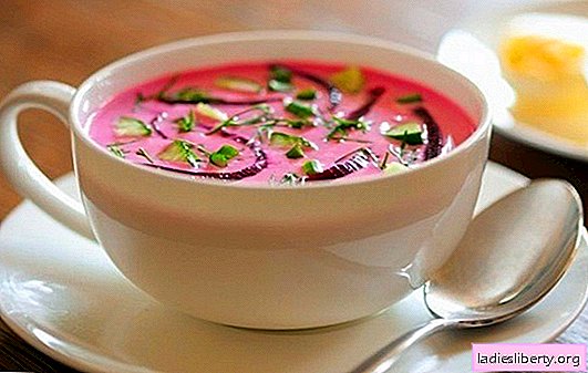 Cold borsch: a step by step recipe - in the heat it’s the most! Step by step recipes, the secrets of cooking delicious cold borsch
