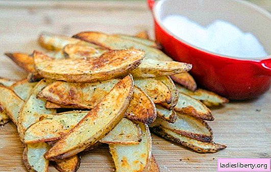 Crisp au four - facile! Recettes de pommes de terre délicieuses et croustillantes au four: dans un rustique, suédois, et autres.