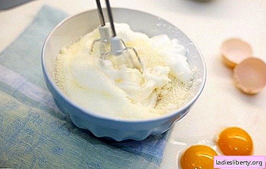 كيفية التغلب على البيض لالمرنغ ، كريم والتزجيج. أسرار الخفق السليم للبروتينات واستخدامها