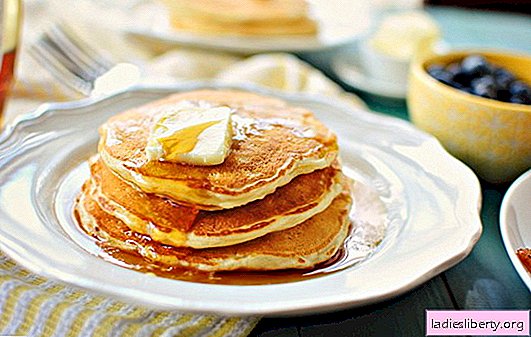 How to cook and what to serve with thick pancakes on kefir? What to cook baked with fat pancakes on yogurt