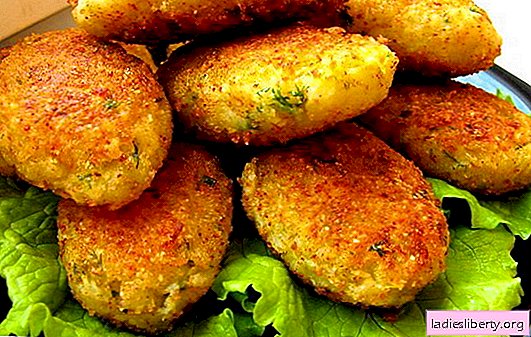 Lean cabbage cutlets - ideal for dieting. Recipes of lean cabbage cutlets from Brussels, white, etc.