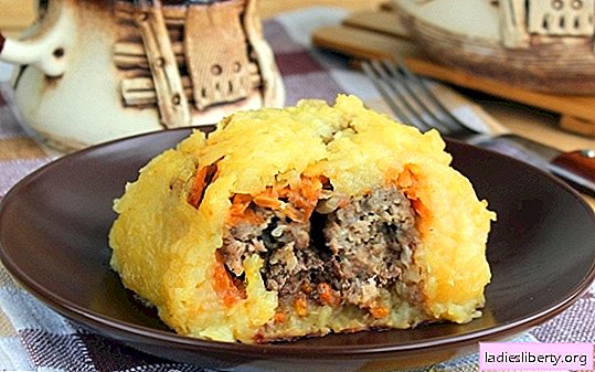 Potato rolls with minced meat in the oven - great idea! Bake roast and tasty potato rolls with minced meat in the oven